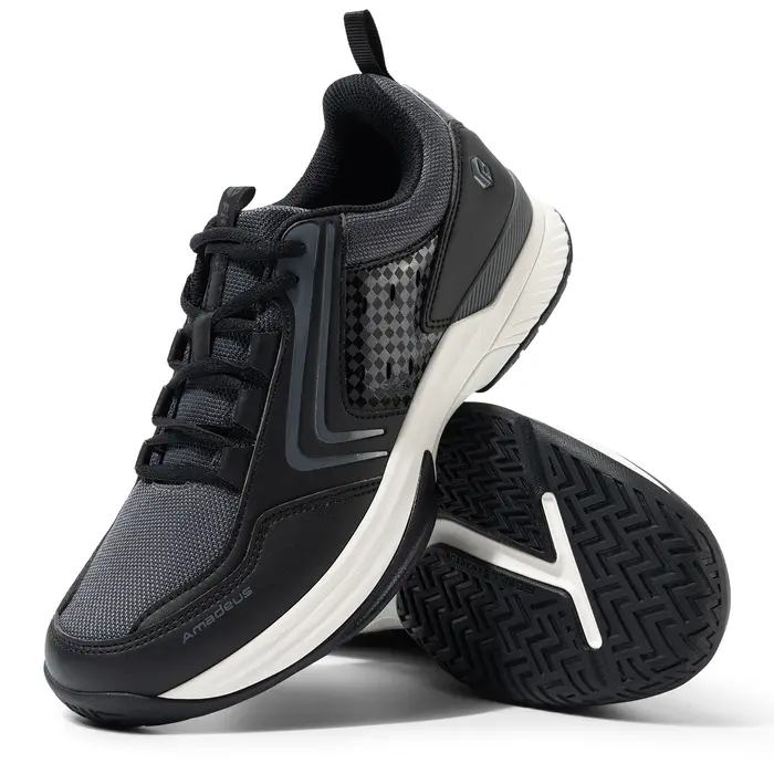 Chaussures de tennis FitVille, chaussures de sport décontractées larges pour hommes, respirantes, po