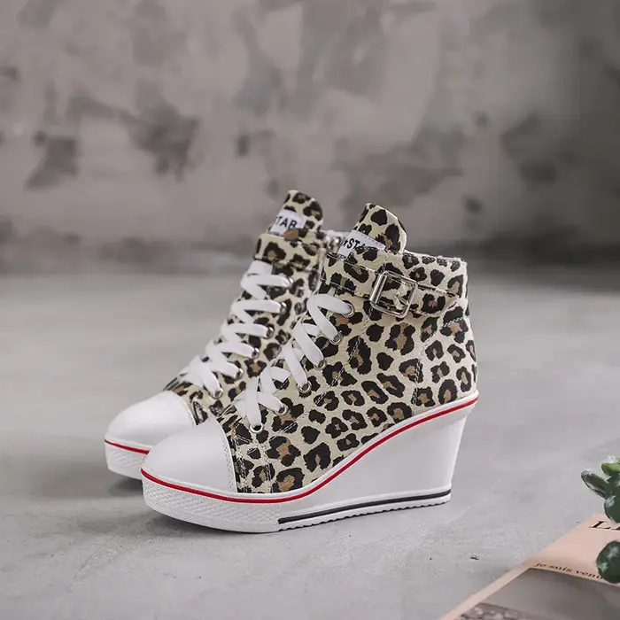 Chaussures en toile montantes pour femmes