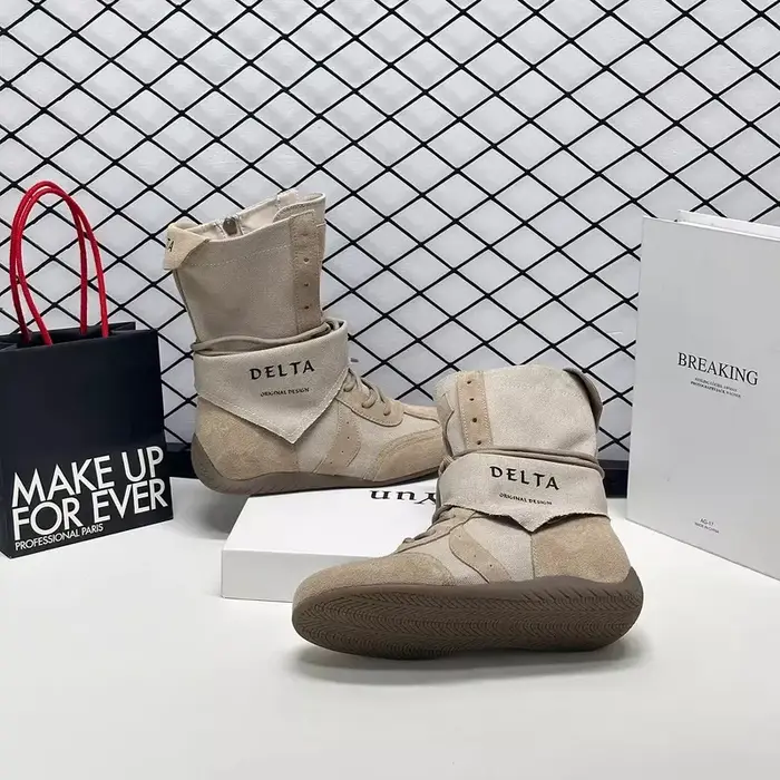 Chaussures de sport montantes pour femme, collection automne 2026, décontractées, en toile, pour la