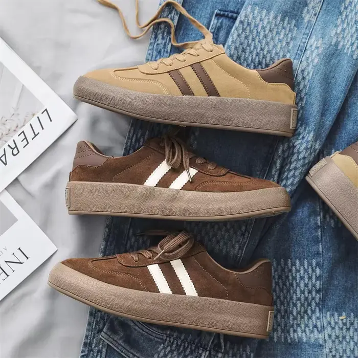 Chaussures de planche décontractées à semelle optique pour hommes