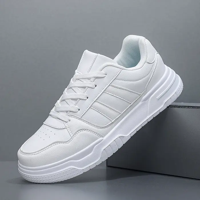 Baskets en cuir pour hommes