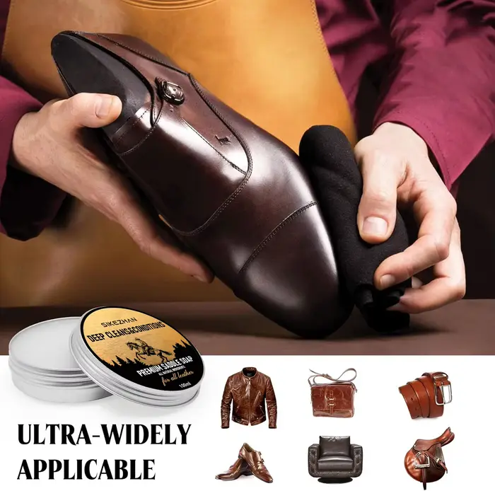Savon de selle nettoyant pour chaussures en cuir
