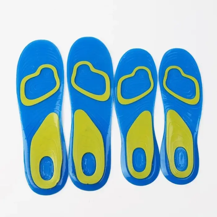 Semelles intérieures de chaussures de Sport souples en Gel antidérapant en Silicone