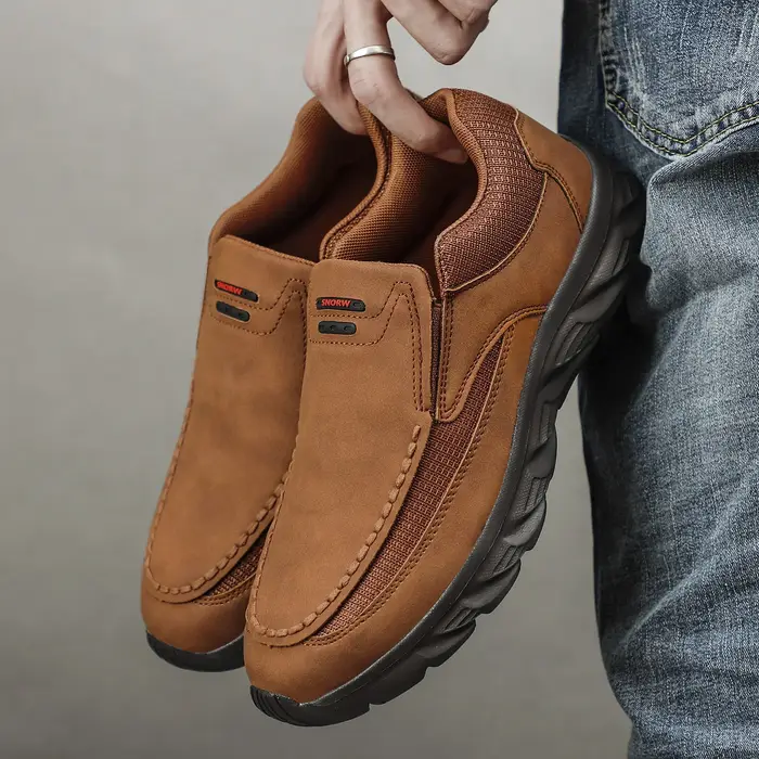 Hommes baskets mocassins légers sans lacet chaussures décontractées