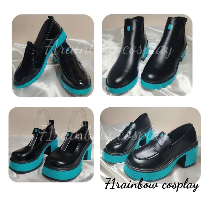 Mikuu chaussures Anime Mikku JK formule Cosplay