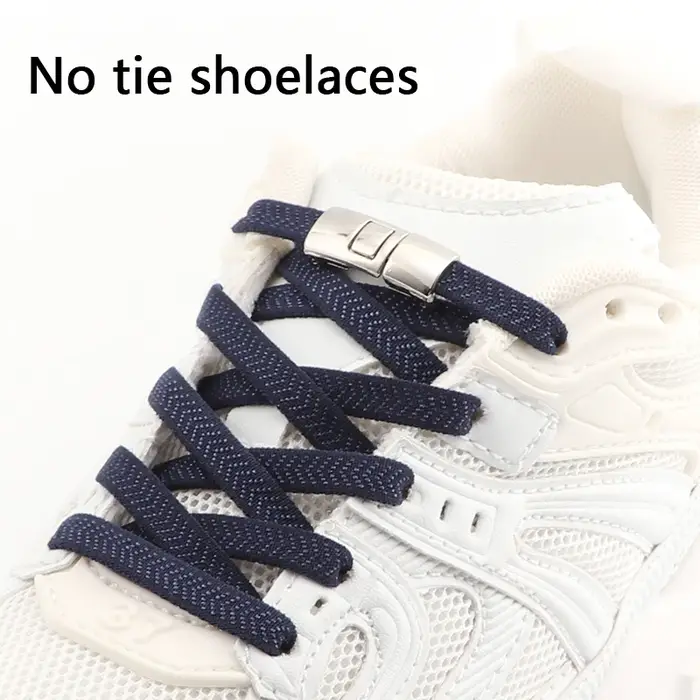 Nouveaux lacets élastiques unisexe pour baskets