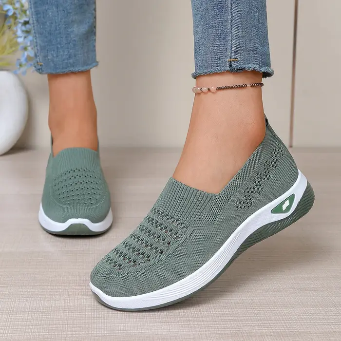 Chaussures pour femmes 2026 – Baskets décontractées confortables à semelle souple en maille respirante pour le travail