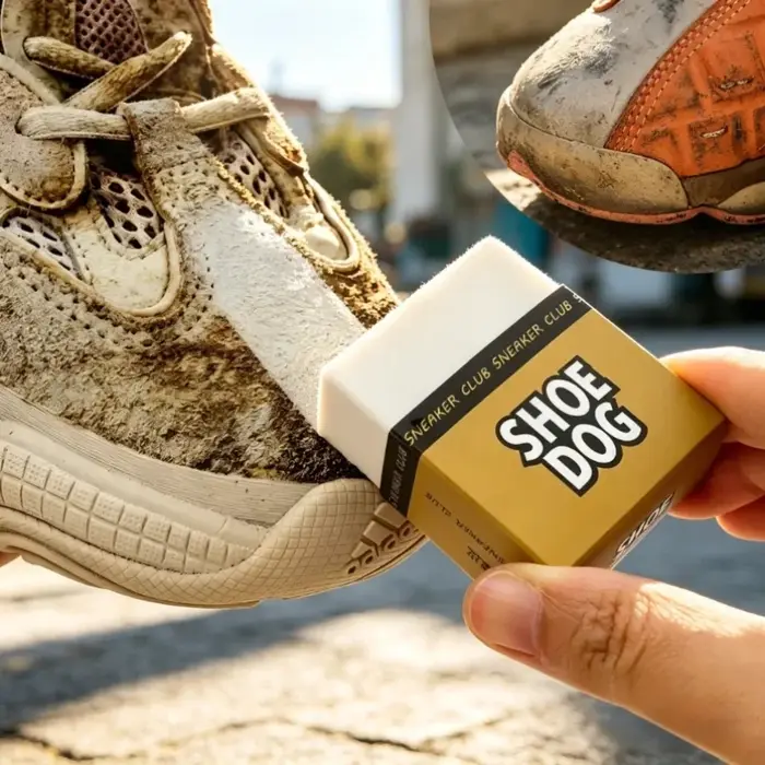 Kit de Nettoyage pour Chaussures en Cuir Nubuck et Daim : Gomme Magique