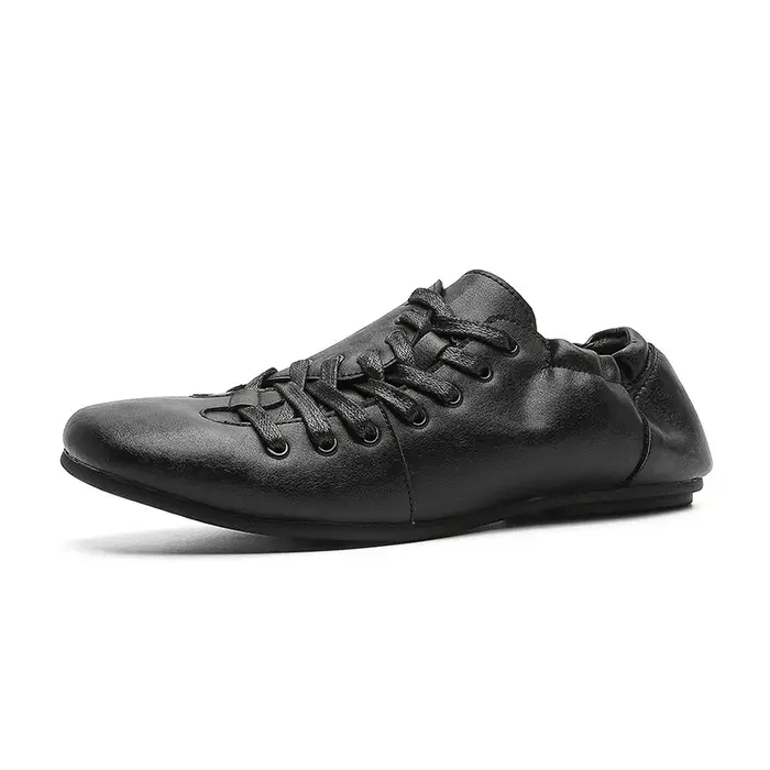 Chaussures à enfiler en cuir au Design français pour femmes