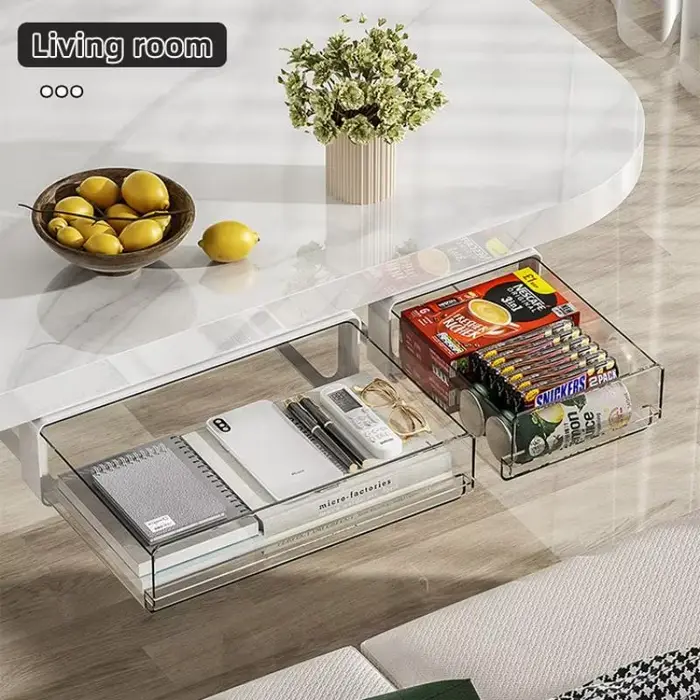 Boîte de rangement à tiroirs sous Table