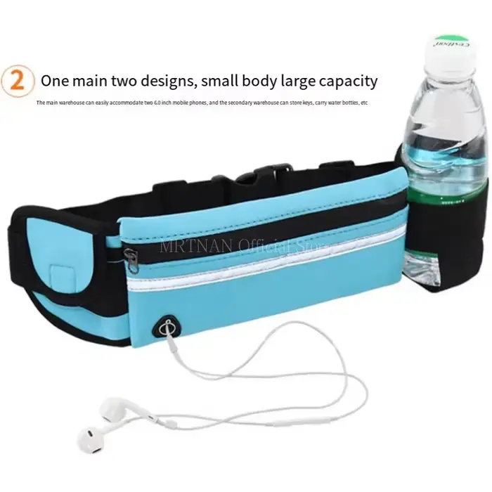 1pc sac de course femmes sac de taille sac de ceinture hommes sport Fanny Pack sac de téléphone portable salle de sport course téléphone portable Jogging course sac de cyclisme