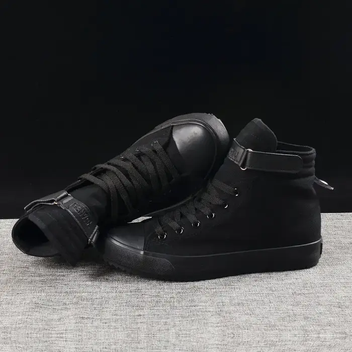 Baskets montantes en toile pour hommes