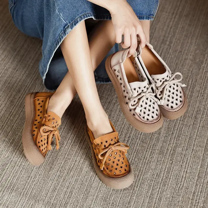 Koznoy 3.5 cm vache daim en cuir véritable femmes chaussures sandales été femme