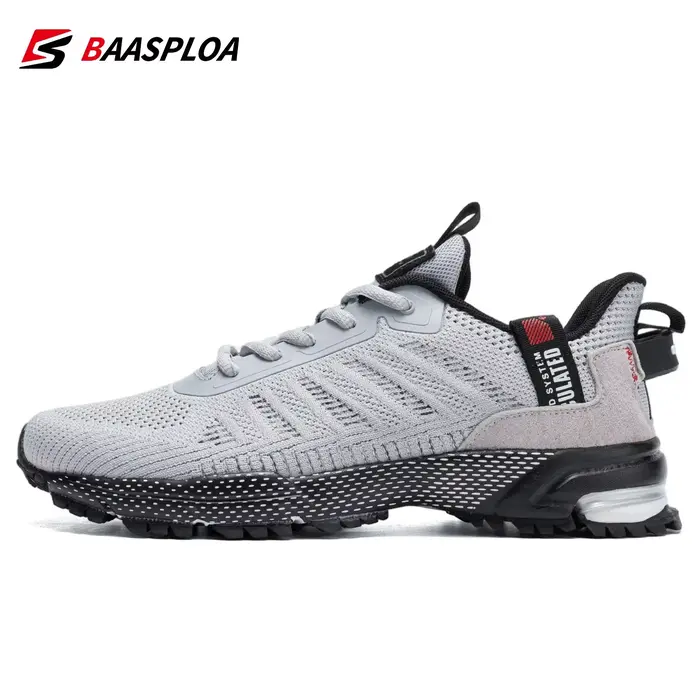 Baasploa chaussures de course pour hommes baskets légères homme concepteur maille Sneaker à lacets m