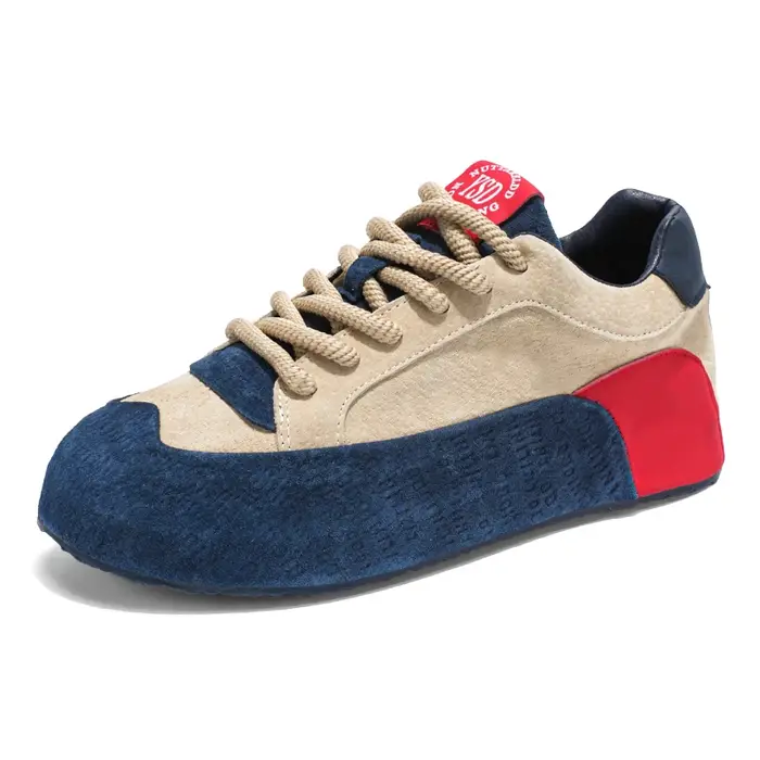 Chaussures de sport décontractées à semelles épaisses pour hommes