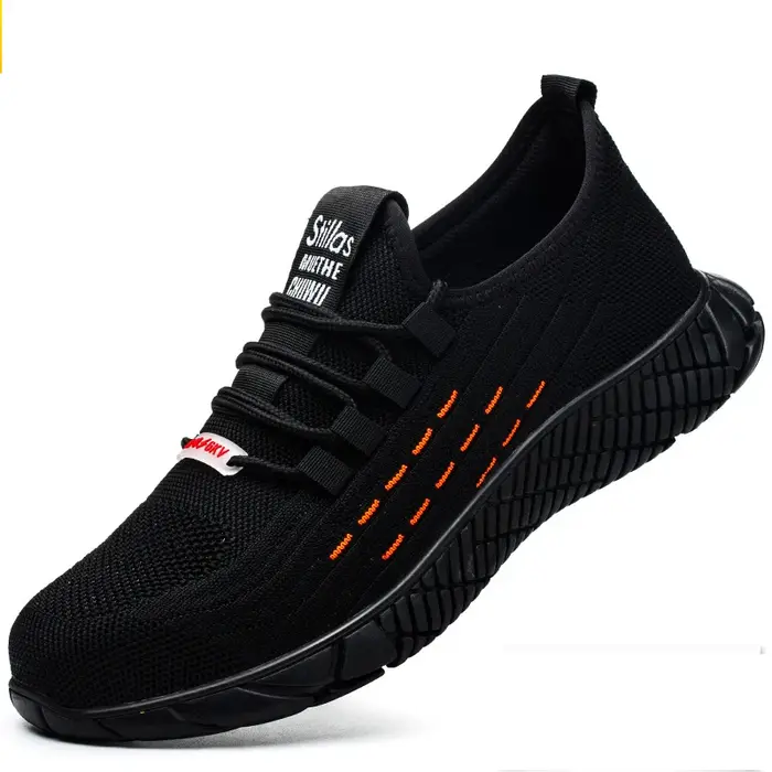 Ultraléger nouvelles baskets de travail chaussures à bout en acier hommes chaussures de sécurité cha