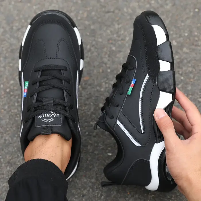 Chaussures de basketball respirantes pour hommes, baskets décontractées à amorti rebondissant, chaussures de marche sans pression, chaussures de course minimalistes pour la rentrée scolaire