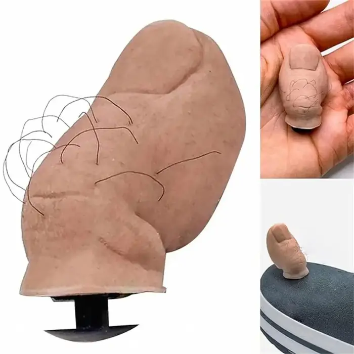 Breloques de chaussures à orteils amusantes