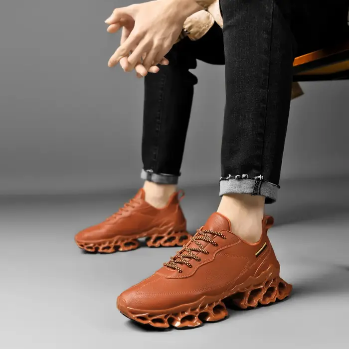 Baskets de luxe pour hommes, chaussures de course respirantes et décontractées, mocassins à la mode 