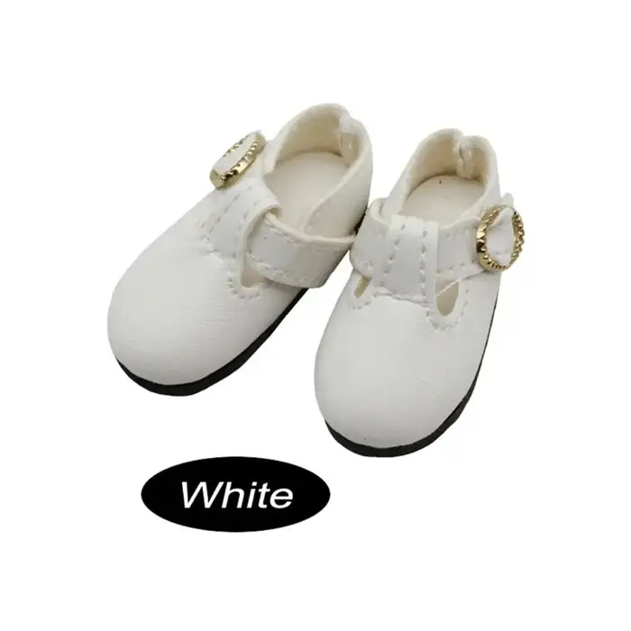 Baskets en cuir PU colorées et brillantes, chaussures mignonnes, bottes légères, poupées corporelles