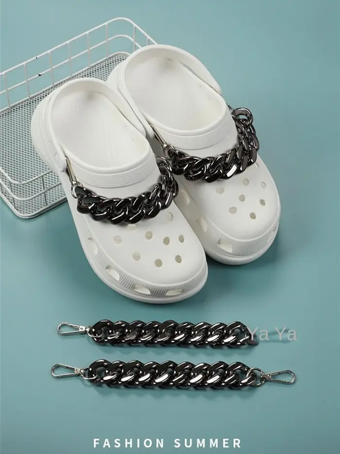 Chaînes de décoration de chaussures détachables pour réutiliser les baskets