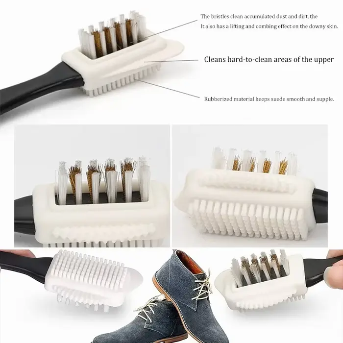 Brosse de nettoyage de chaussures en daim