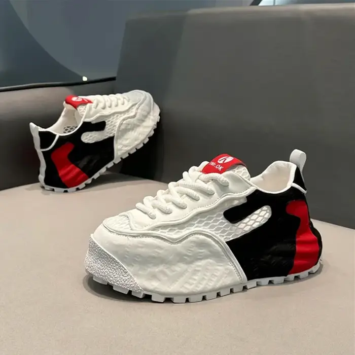 Marque chaussures pour hommes mode grosses baskets nouvelle maille