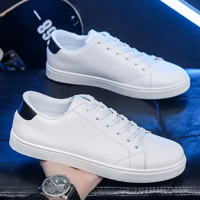 Baskets unisexes en cuir PU pour hommes
