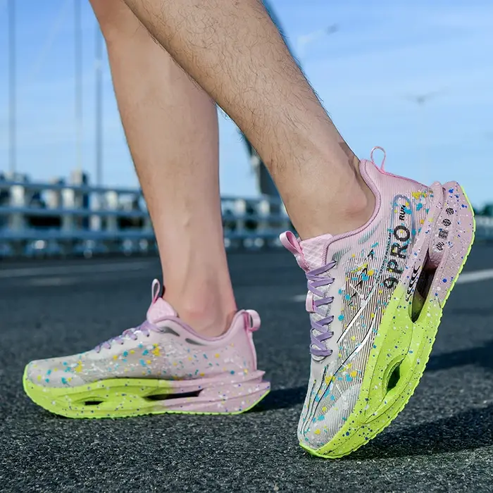 2025 nouvelles baskets pour hommes nuit fluorescente 3.0 plaque de carbone amorti chaussures de course