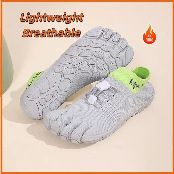 Grandes tailles Chaussures à Cinq Doigts Femme Baskets Barefoot Minimalistes pour Fitness Yoga Gym