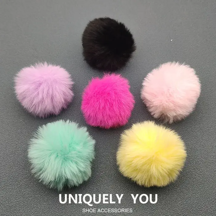 Boucle de chaussure en peluche pour décorations de chaussures, breloques croisées, accessoires de mode