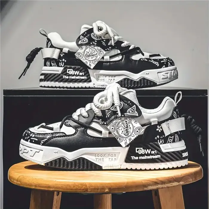 Chaussures de skate rétro classiques pour hommes
