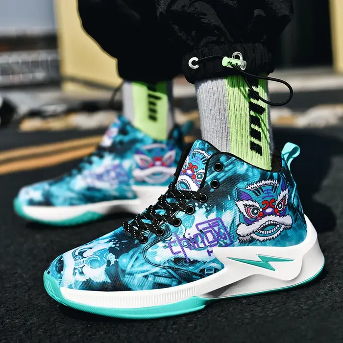 Chaussures de basket-ball respirantes pour hommes et femmes, baskets athlétiques d'entraînement, chaussures de sport, 2024