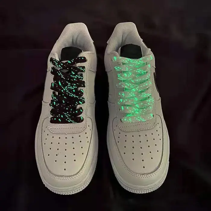 Lacets Fluorescents Lumineux, Brillant, Sneaker, Plat, Chaussure, Botte, Nouveau, 120, 140 ou 160 cm