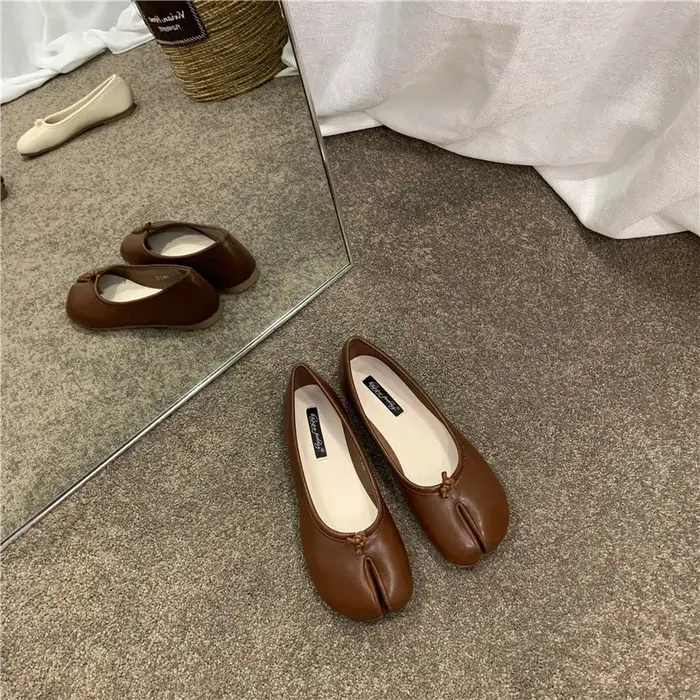 Chaussures de style japonais Tabi Ninja pour femmes