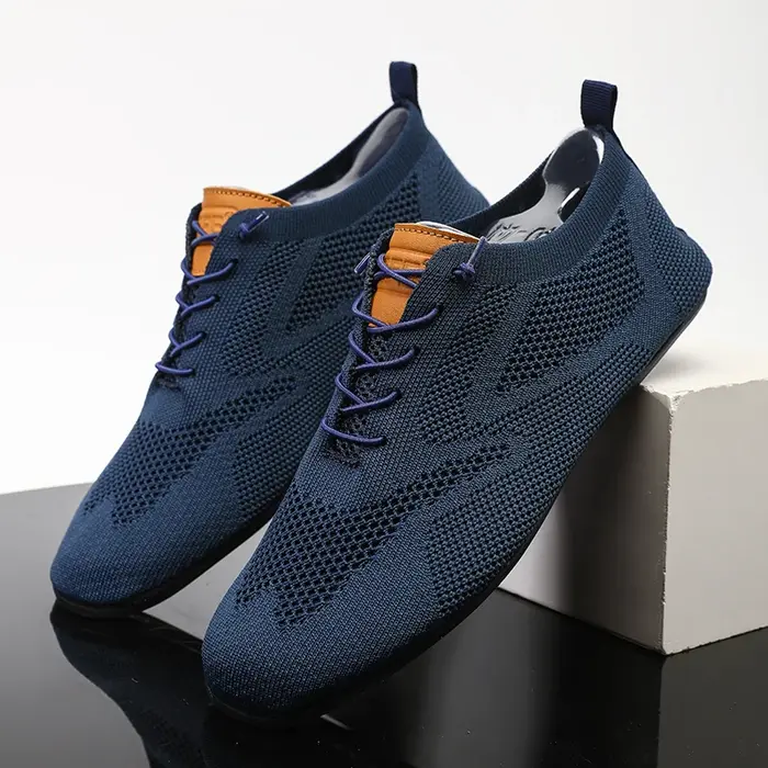 Chaussures Plates en Maille pour Homme