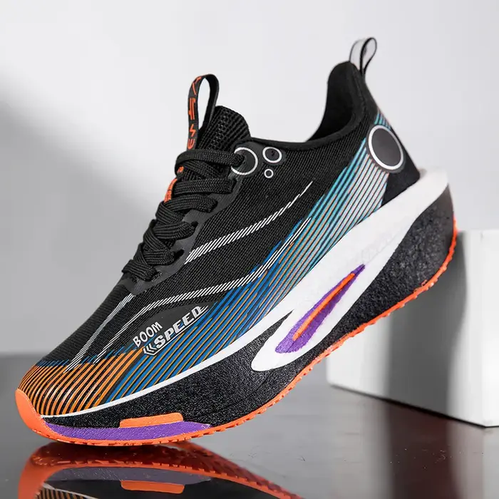 Chaussures de course à plaque de carbone pour hommes et femmes
