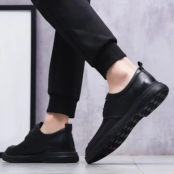 Chaussures en cuir véritable hommes