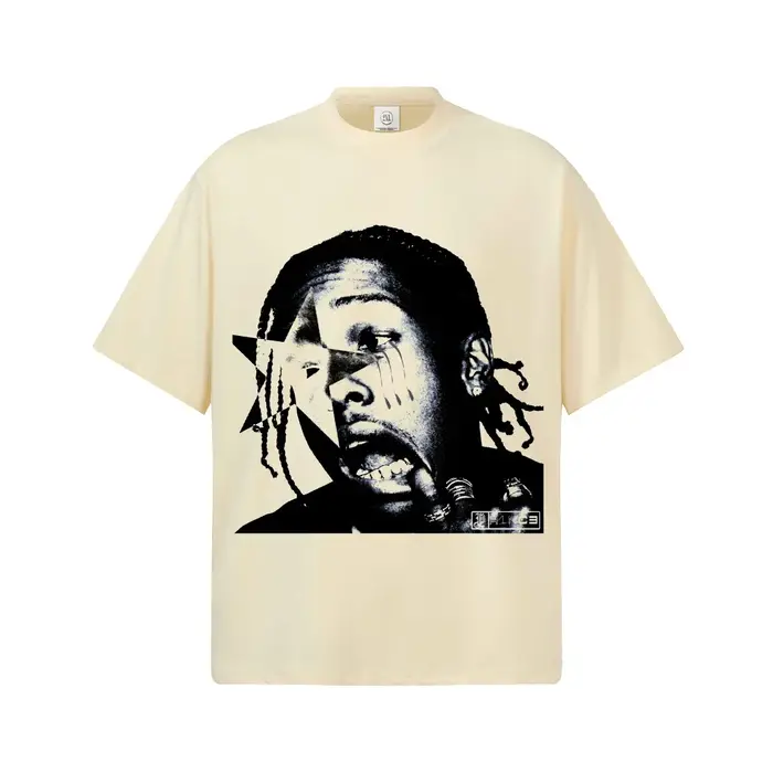 T-shirt graphique ASAP Rocky Star unisexe