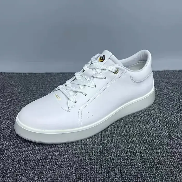 Chaussures d'entraînement respirantes en cuir véritable pour hommes