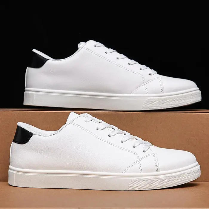 Baskets unisexes en cuir PU pour hommes