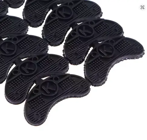20/2 paires de chaussures en caoutchouc, plaques de talon et d'orteils, robinets, protecteurs de sem