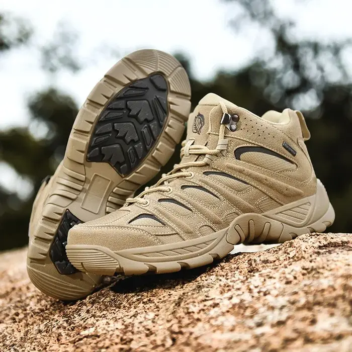 Chaussures de travail militaires respirantes pour hommes