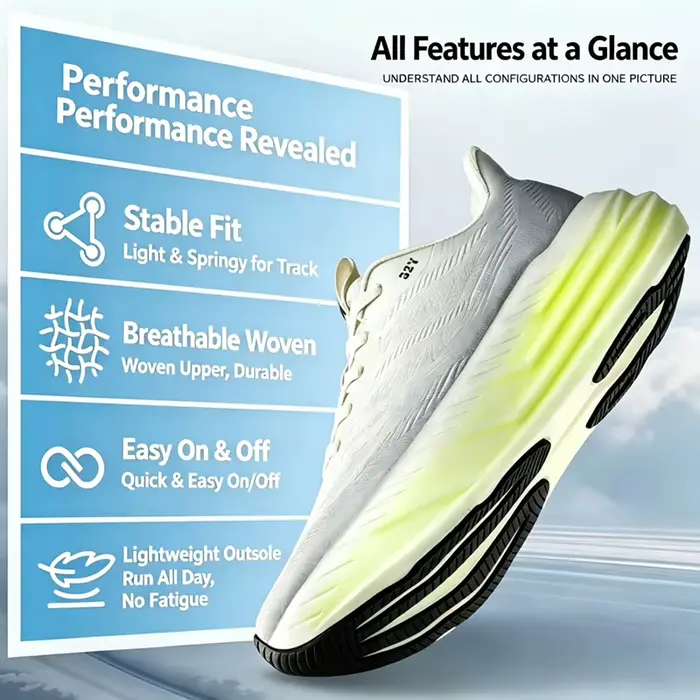 Chaussures de course pour hommes, respirantes, légères, amorties, antidérapantes, résistantes à l'usure, pour le jogging, la marche et la salle de sport.