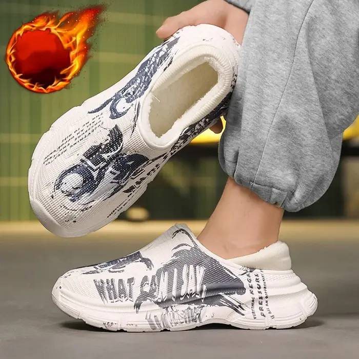Pantoufles en coton pour hommes