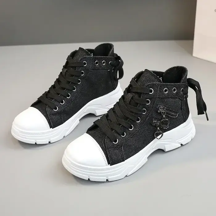 Tailles 35-44 chaussures de créateur de luxe pour femmes mode rétro bleu clair Denim haut