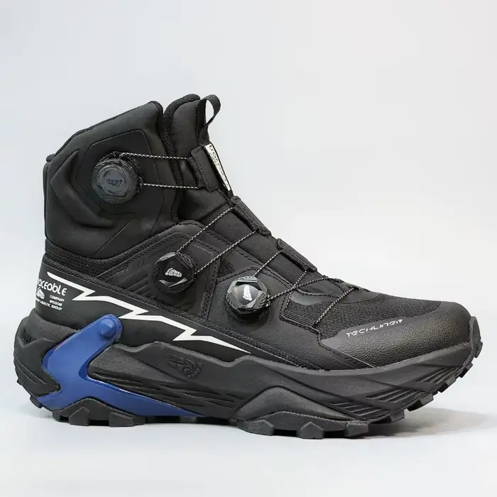 Bottes de montagne mi-montantes de marque originale, à laçage rapide, pour la randonnée en extérieur