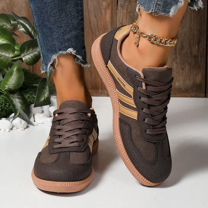 Chaussures d'entraînement allemandes pour femmes 2026 – Nouvelles baskets en cuir véritable