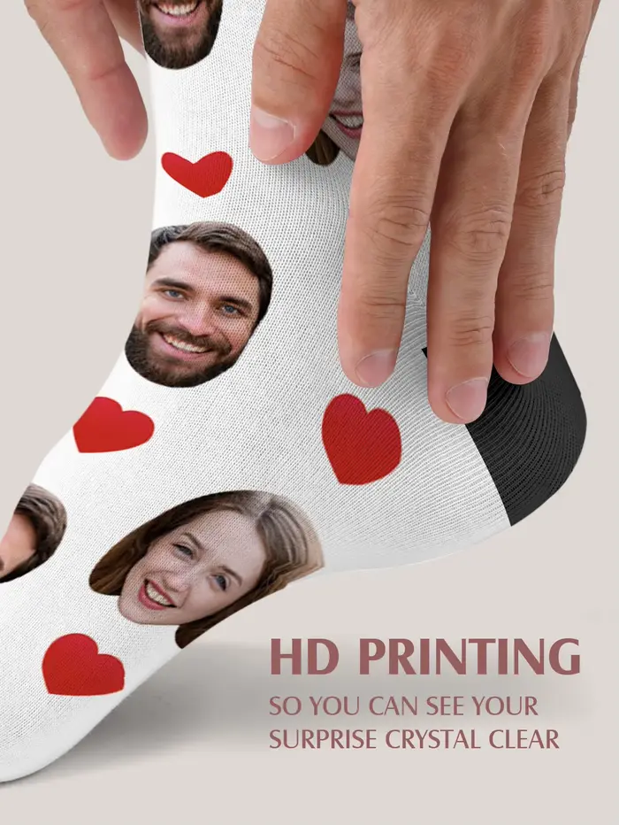 Chaussettes personnalisées avec photo personnalisée
