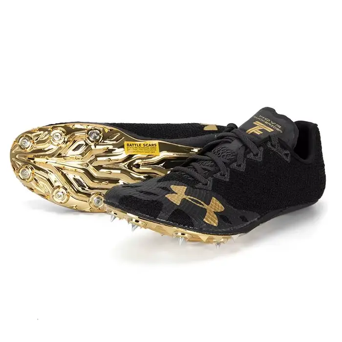 Under Armour Chaussures de course athlétiques légères à crampons bas pour hommes